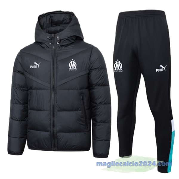 Set Completo Giacca in Cotone Marsella 2023 2024 Nero Poco Prezzo