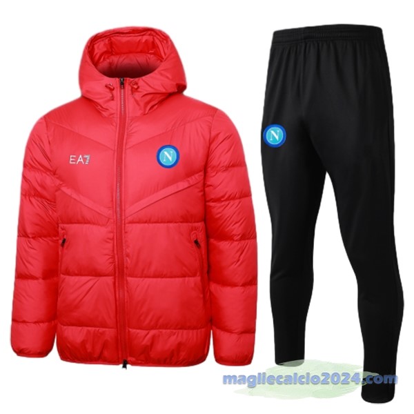 Set Completo Giacca in Cotone Napoli 2023 2024 Rosso Nero Poco Prezzo