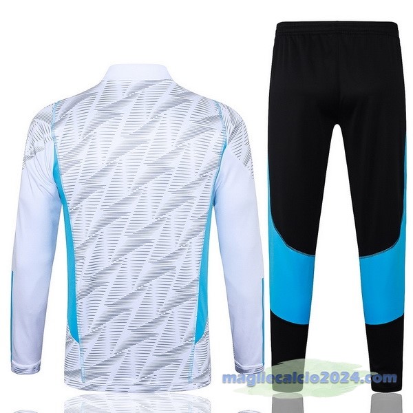 Set Completo Sudadera Entrenamiento Bambino Argentina 2023 Bianco Blu Nero Poco Prezzo