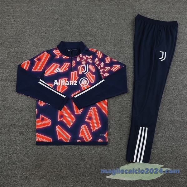 Set Completo Sudadera Entrenamiento Juventus 2023 2024 Rosa Blu Navy Poco Prezzo