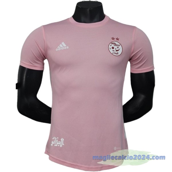 Speciale Giocatori Maglia Algeria 2024 Rosa Poco Prezzo