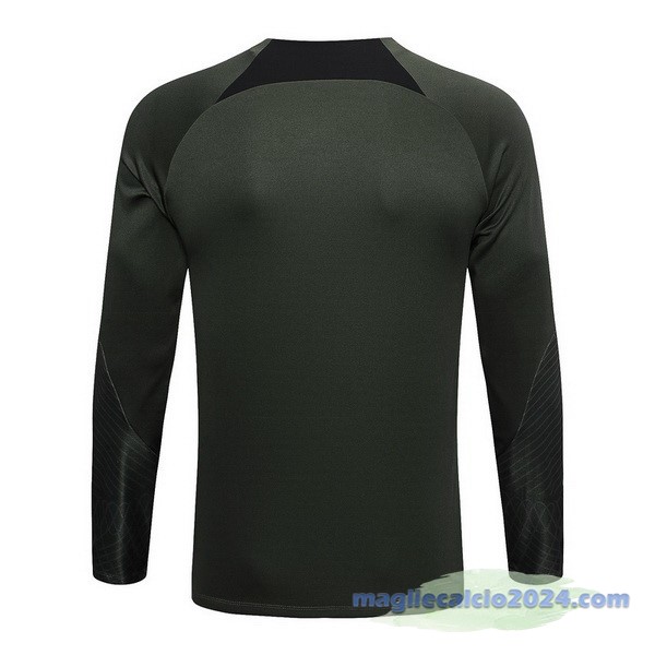 Sudadera Entrenamiento Barcelona 2023 2024 Verde Navy Poco Prezzo