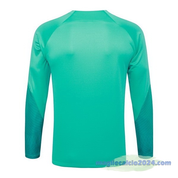 Sudadera Entrenamiento Barcelona 2023 2024 Verde Rosso Blu Poco Prezzo
