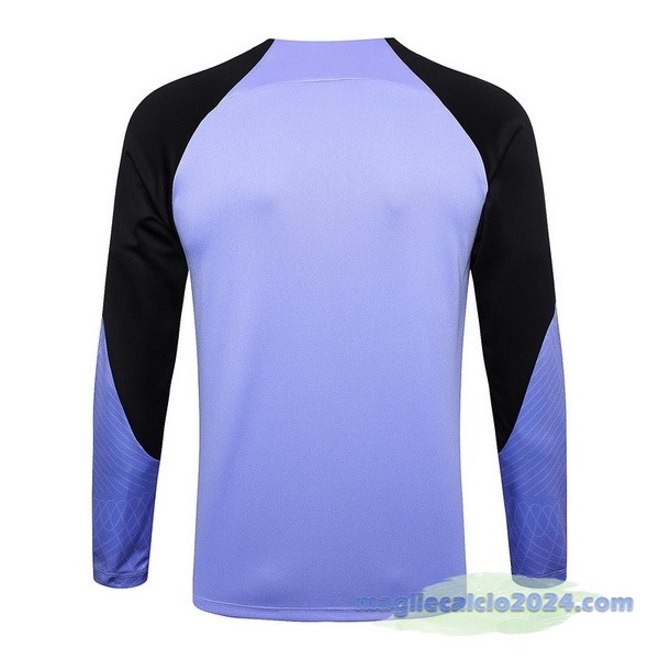 Sudadera Entrenamiento Paris Saint Germain 2023 2024 Purpureo Nero Poco Prezzo