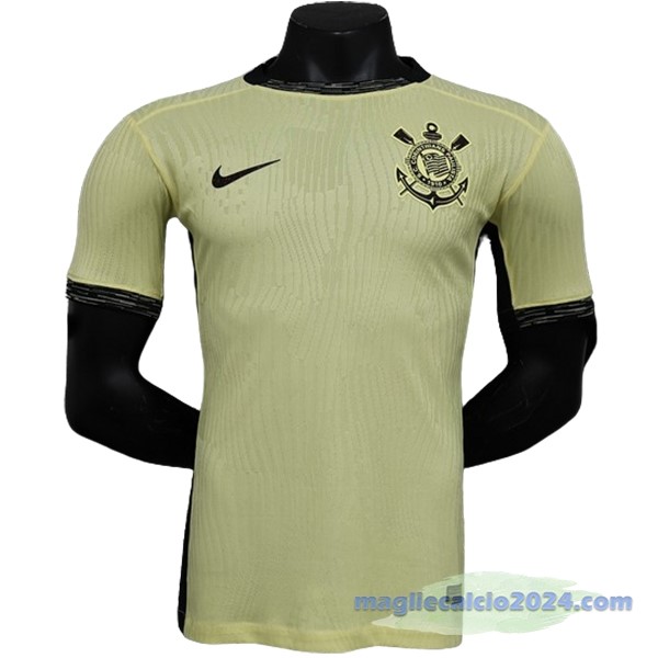 Terza Giocatori Maglia Corinthians Paulista 2023 2024 Giallo Poco Prezzo