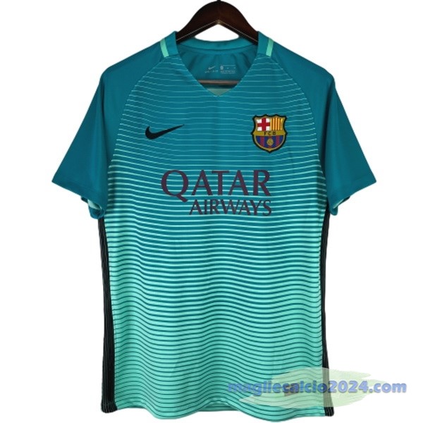 Terza Maglia Barcelona Retro 2016 2017 Verde Poco Prezzo
