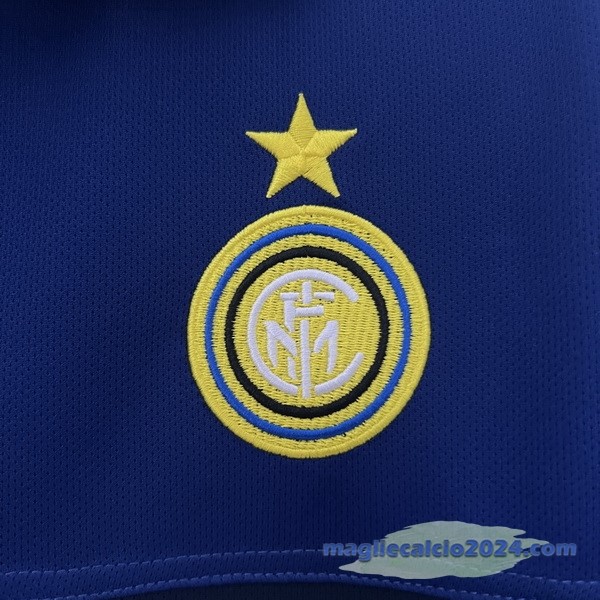 Terza Maglia Inter Milán Retro 1998 1999 Blu Poco Prezzo