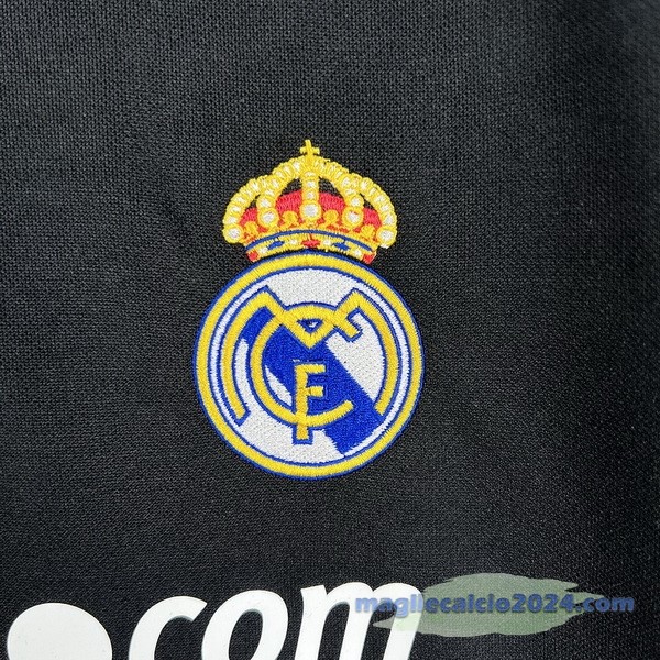 Terza Maglia Real Madrid Retro 2008 2009 Nero Poco Prezzo