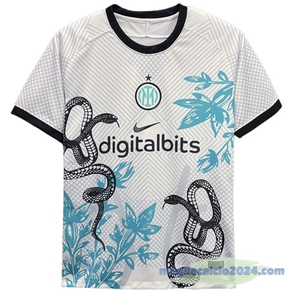 Thailandia Concetto Maglia Inter Milán 2023 2024 Bianco Verde Poco Prezzo