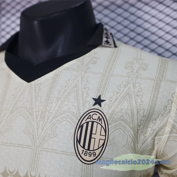 Thailandia Fourth Giocatori Maglia AC Milan 2023 2024 Giallo Poco Prezzo