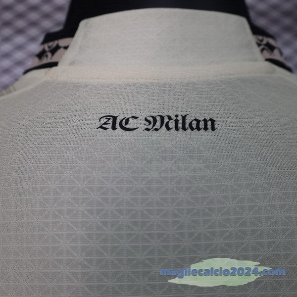 Thailandia Fourth Giocatori Maglia AC Milan 2023 2024 Giallo Poco Prezzo