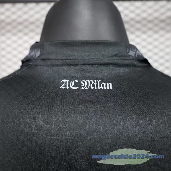 Thailandia Fourth Giocatori Maglia AC Milan 2023 2024 Nero Poco Prezzo