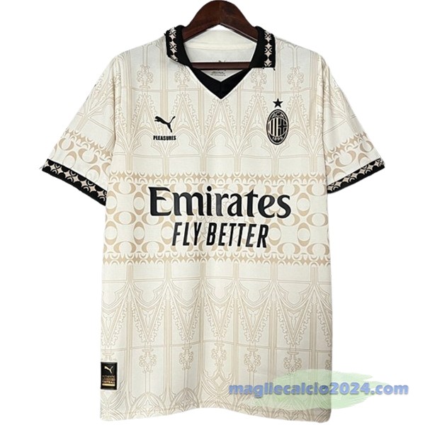 Thailandia Fourth Maglia AC Milan 2023 2024 Giallo Poco Prezzo