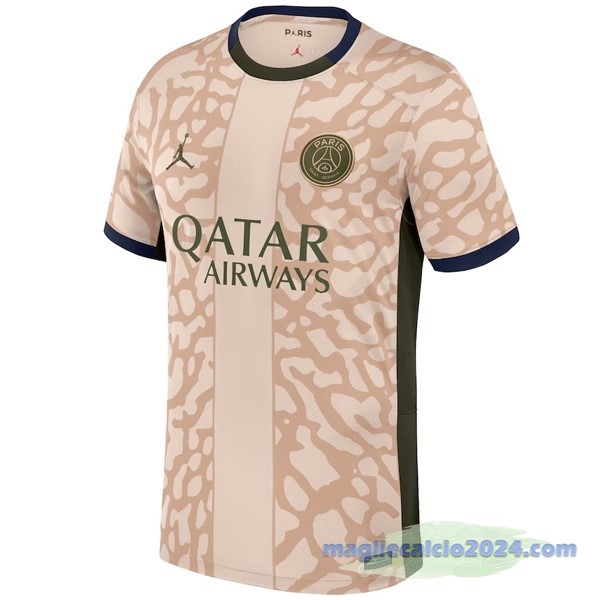 Thailandia Fourth Maglia Paris Saint Germain 2023 2024 Giallo Poco Prezzo