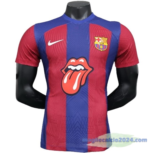 Thailandia Giocatori Speciale Maglia Barcelona 2023 2024 Rosso Blu Poco Prezzo