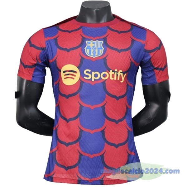 Thailandia Giocatori Speciale Maglia Barcelona 2024 2025 Rosso Blu Poco Prezzo