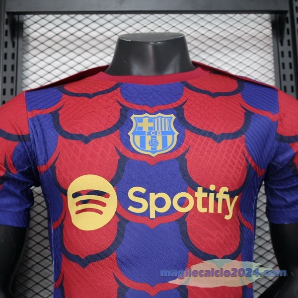 Thailandia Giocatori Speciale Maglia Barcelona 2024 2025 Rosso Blu Poco Prezzo