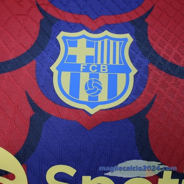 Thailandia Giocatori Speciale Maglia Barcelona 2024 2025 Rosso Blu Poco Prezzo