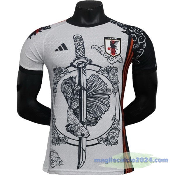 Thailandia Giocatori Speciale Maglia Giappone 2024 Bianco Nero Poco Prezzo