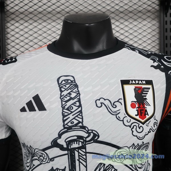 Thailandia Giocatori Speciale Maglia Giappone 2024 Bianco Nero Poco Prezzo