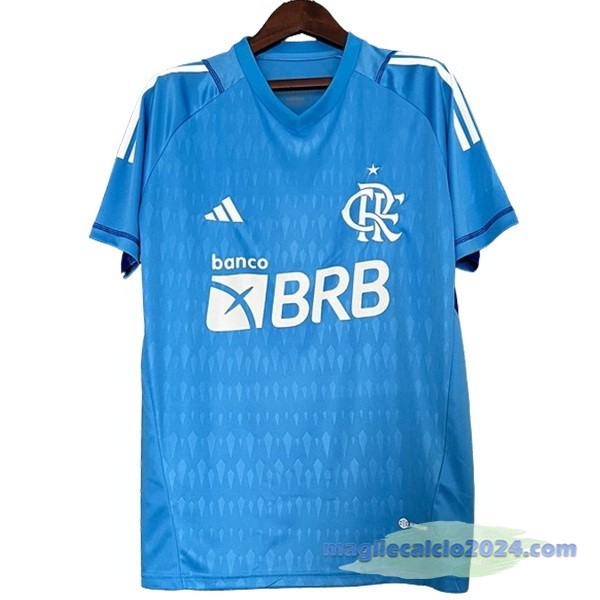 Thailandia Portiere Maglia Flamengo 2023 2024 Blu Poco Prezzo