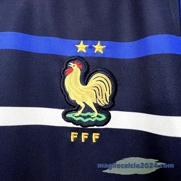Thailandia Pre partita Maglia Francia 2024 Blu Poco Prezzo