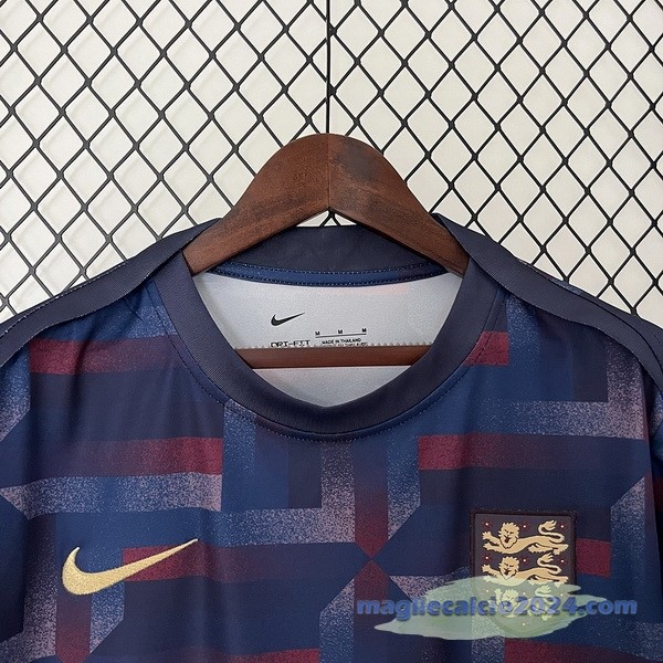 Thailandia Pre partita Maglia Inghilterra 2024 Purpureo Poco Prezzo