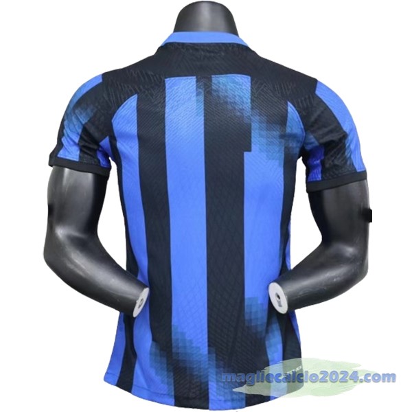 Thailandia Prima Giocatori Maglia Inter Milán 2023 2024 Blu Nero Poco Prezzo