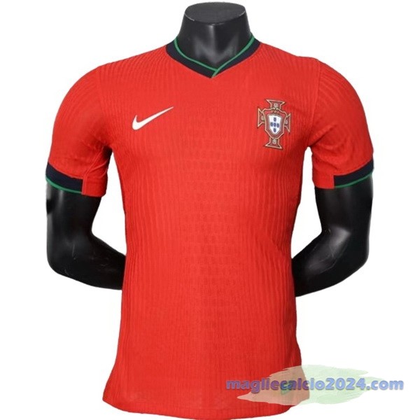 Thailandia Prima Giocatori Maglia Portogallo 2024 Rosso Poco Prezzo