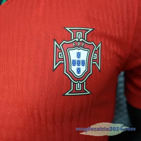 Thailandia Prima Giocatori Maglia Portogallo 2024 Rosso Poco Prezzo