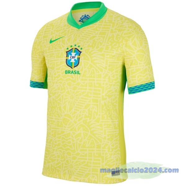 Thailandia Prima Maglia Brasile 2024 Giallo Poco Prezzo