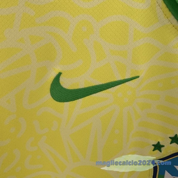 Thailandia Prima Maglia Brasile 2024 Giallo Poco Prezzo