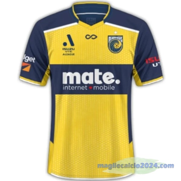 Thailandia Prima Maglia Central Coast Mariners 2023 2024 Giallo Poco Prezzo