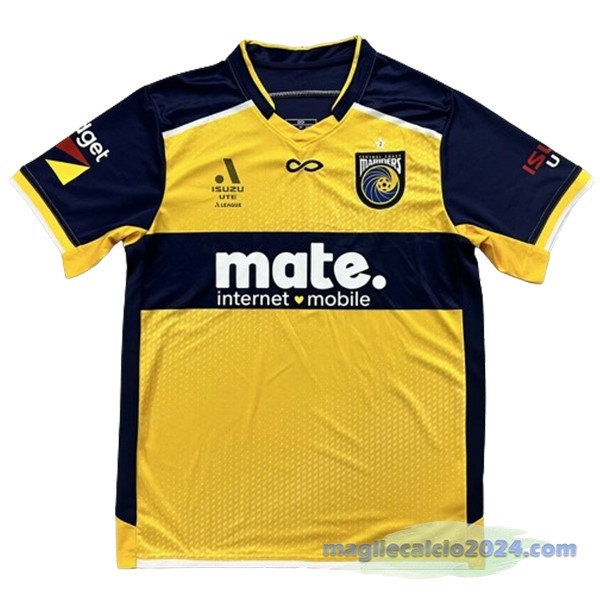 Thailandia Prima Maglia Central Coast Mariners 2023 2024 Giallo Poco Prezzo
