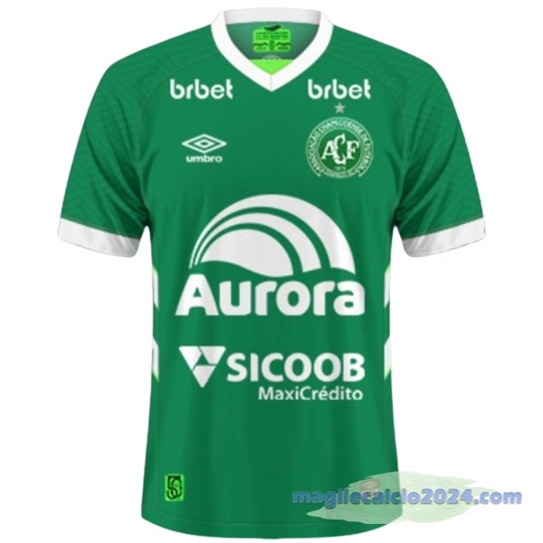 Thailandia Prima Maglia Chapecoense 2023 2024 Verde Poco Prezzo