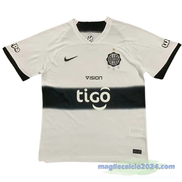 Thailandia Prima Maglia Club Olimpia 2024 2025 Bianco Poco Prezzo