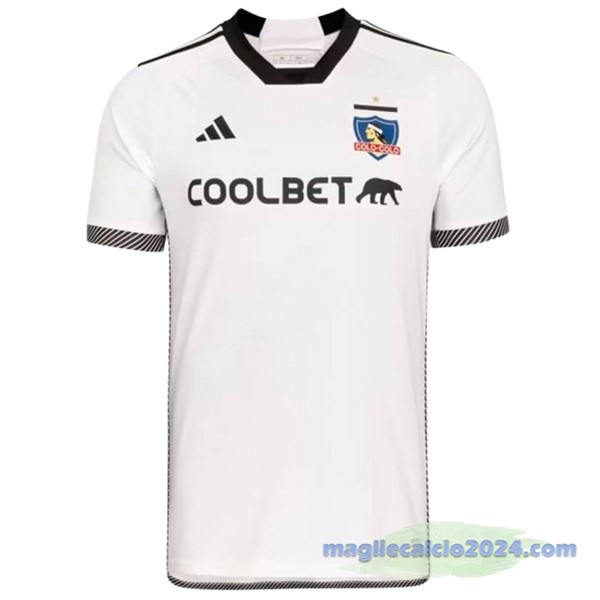 Thailandia Prima Maglia Colo Colo 2024 2025 Bianco Poco Prezzo