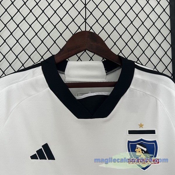 Thailandia Prima Maglia Colo Colo 2024 2025 Bianco Poco Prezzo