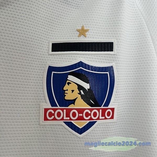 Thailandia Prima Maglia Colo Colo 2024 2025 Bianco Poco Prezzo