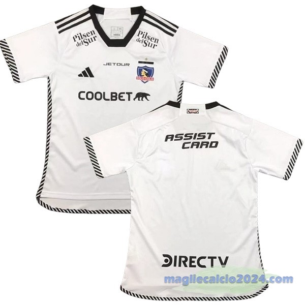 Thailandia Prima Maglia Colo Colo 2024 2025 I Bianco Poco Prezzo