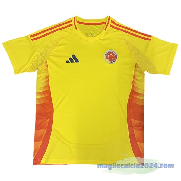 Thailandia Prima Maglia Columbia 2024 Giallo Poco Prezzo