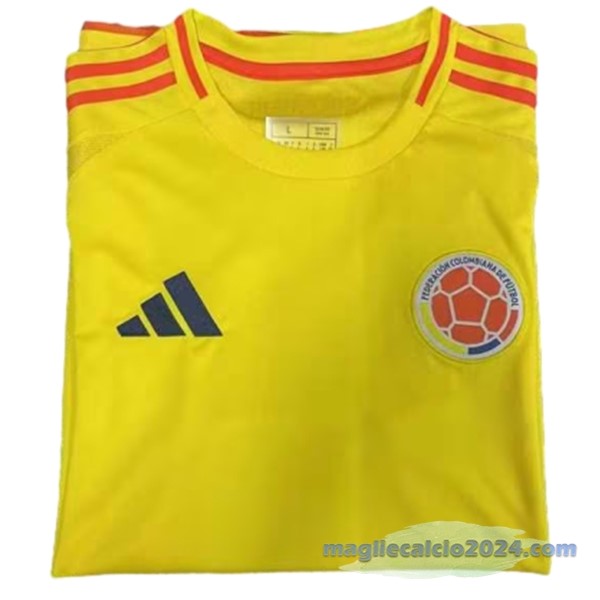 Thailandia Prima Maglia Columbia 2024 Giallo Poco Prezzo