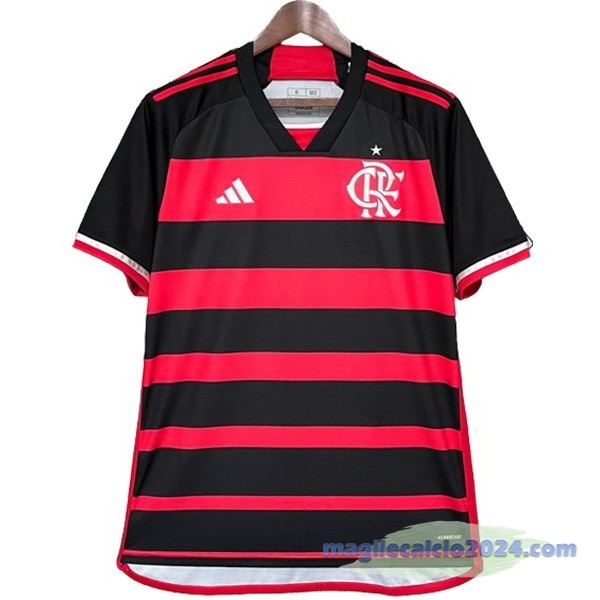 Thailandia Prima Maglia Flamengo 2024 2025 Rosso Nero Poco Prezzo
