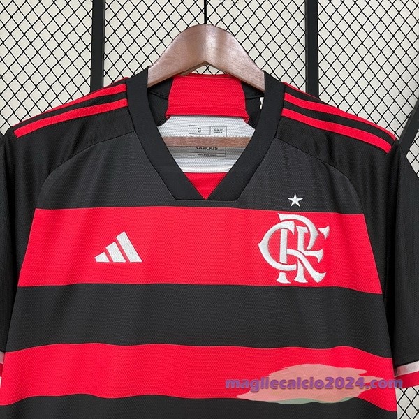 Thailandia Prima Maglia Flamengo 2024 2025 Rosso Nero Poco Prezzo
