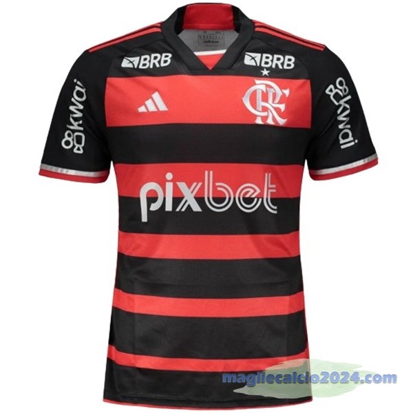 Thailandia Prima Maglia Flamengo 2024 2025 Rosso Poco Prezzo