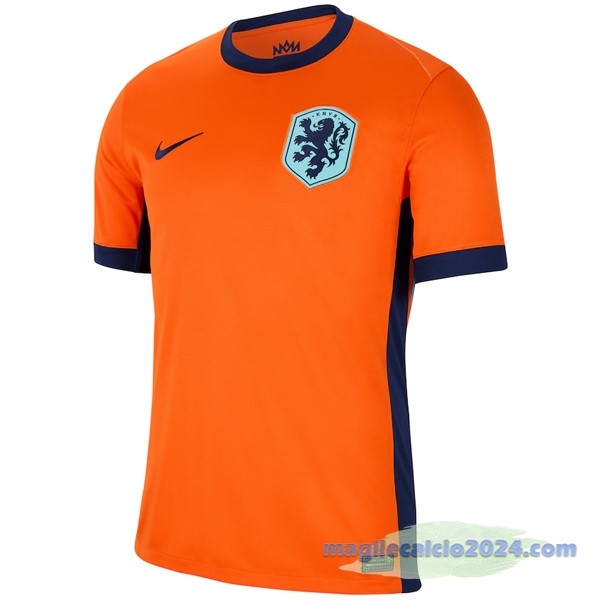 Thailandia Prima Maglia Paesi Bassi 2024 Arancione Poco Prezzo