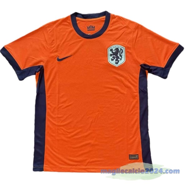Thailandia Prima Maglia Paesi Bassi 2024 Arancione Poco Prezzo
