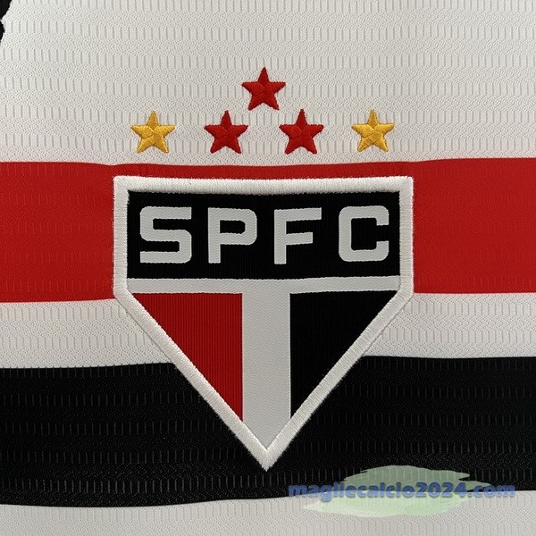 Thailandia Prima Maglia São Paulo 2024 2025 Bianco Poco Prezzo