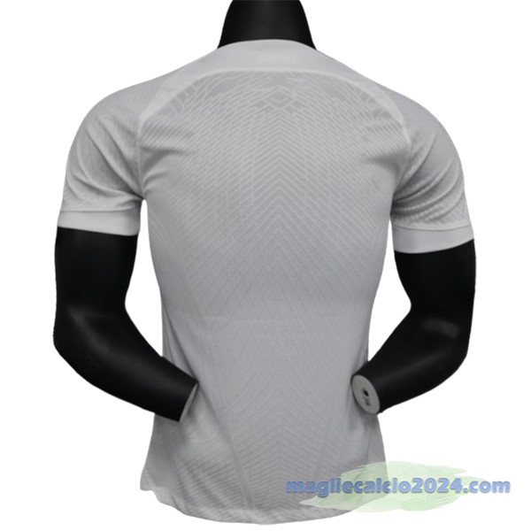 Thailandia Seconda Giocatori Maglia Inter Milán 2023 2024 Bianco Blu Poco Prezzo