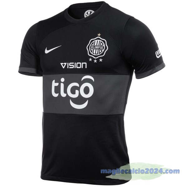 Thailandia Seconda Maglia Club Olimpia 2024 2025 Nero Poco Prezzo